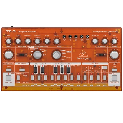 The Behringer TD3 TG Analog Bass Line Synthesizer With VCO And VCF