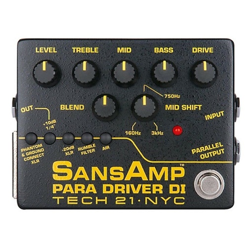 Tech 21 SansAmp Version 2 Para Driver DI Preamp Pedal V2