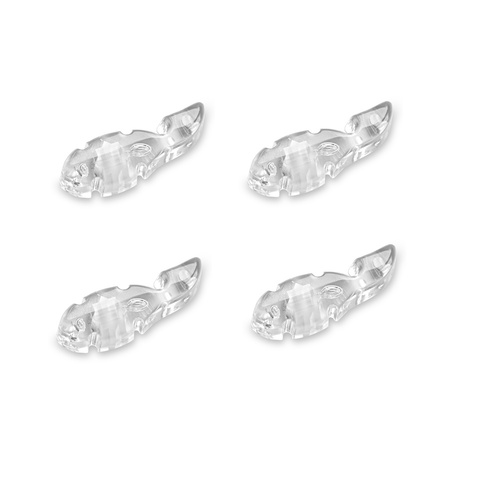 Big Fat Snare Drum Tuner Fish Lug Locks - CLEAR 4 PACK