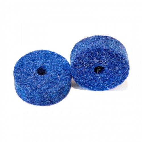 Tuner Fish Lug Locks Cymbal Felts 10pk, Blue