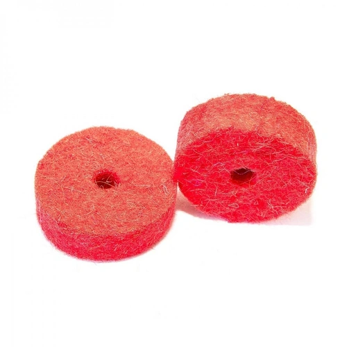 Tuner Fish Lug Locks Cymbal Felts 10pk, Red