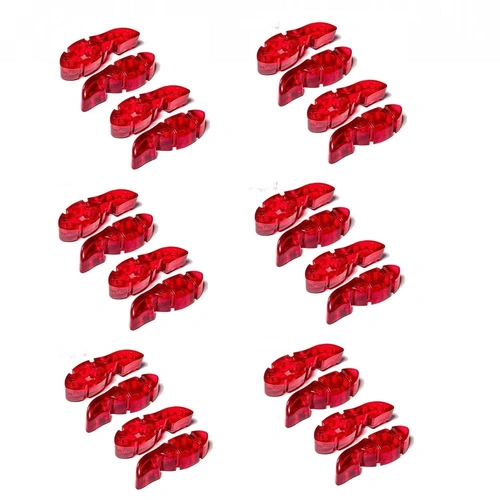 Tuner Fish Lug Locks - RED  24 PACK