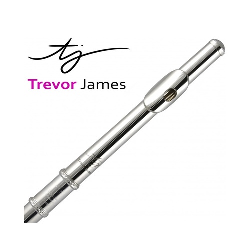 Trevor James Priviledge Flute Closed Hole B Foot Split E Gold Plated Crown