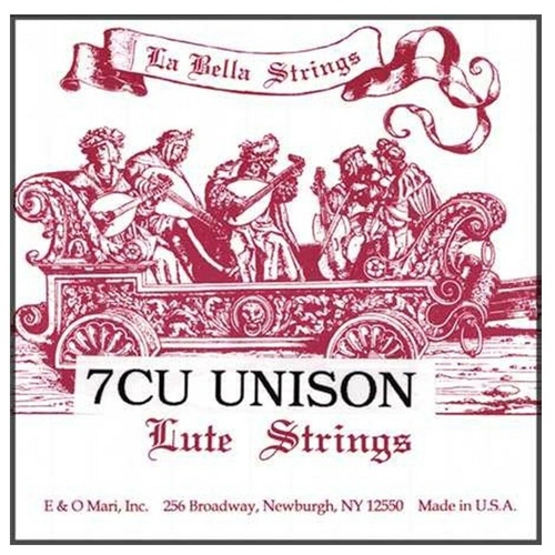 La Bella 7CU Professional Series 7-Cousre Medium  Tension Tenor Lute Strings