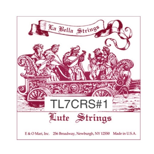 La Bella TL 7crs. #1,  7 Course Tenor Lute Strings  Full Set 10 strings