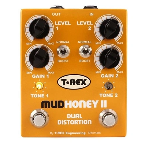 T-Rex Mudhoney II Dual Distortion / Fuzz Guitar Effects Pedal
