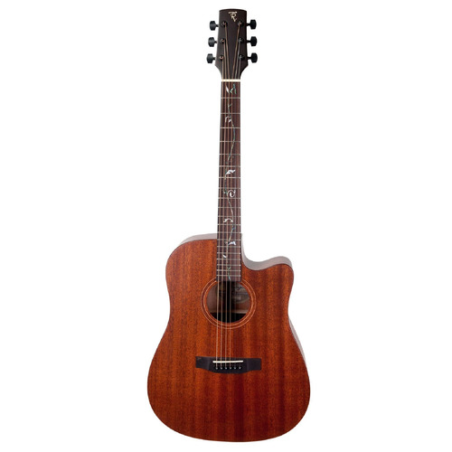 Timberidge 'Messenger Series' Mahogany Acoustic-Electric Lefty Guitar  'Tree of Life'