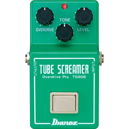Ibanez TS808 Original Tube Screamer Reissue Overdrive Guitar Effects Pedal