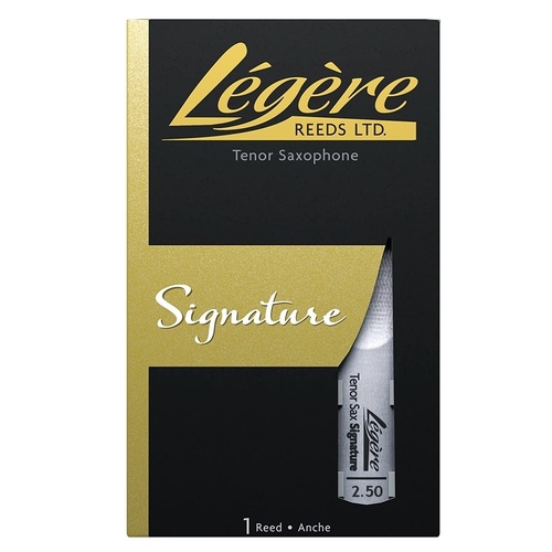 Legere Tenor Signature Saxophone Reed - Strength 2.5 (2 1/2)