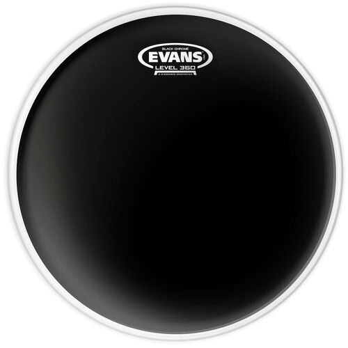 Evans Black Chrome Drum Head, 12 Inch
