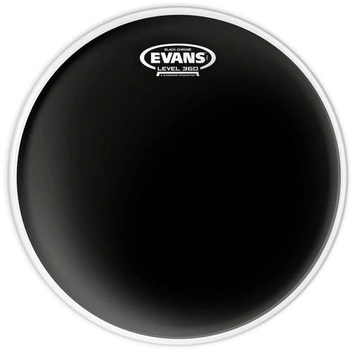 Evans Black Chrome Drum Head, 12 Inch