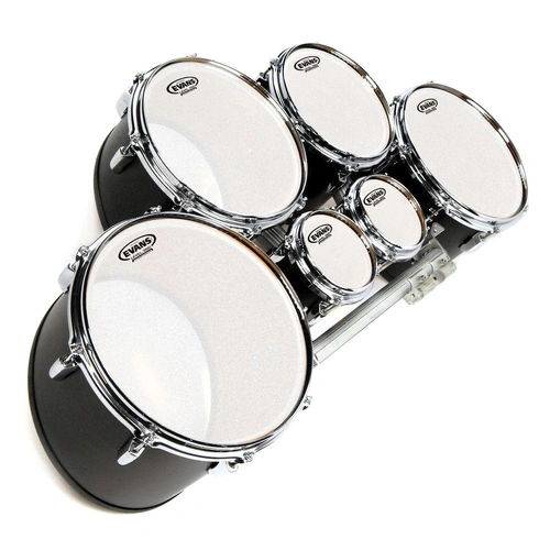 Evans MX Frost Marching Tenor Drum Head, 14 Inch