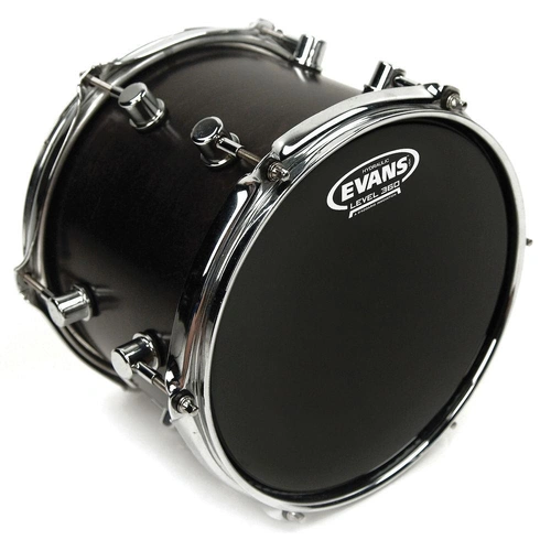 Evans Hydraulic Black Drum Head, 16 Inch