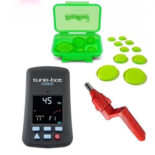 Tune Bot Studio + Turbo Drum Key + SlapKlatz Pro Drum Tuning Kit
