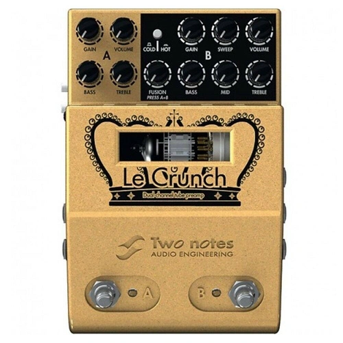 Two Notes Audio Engineering Le Crunch 2-Channel British Tones Tube Preamp Pedal