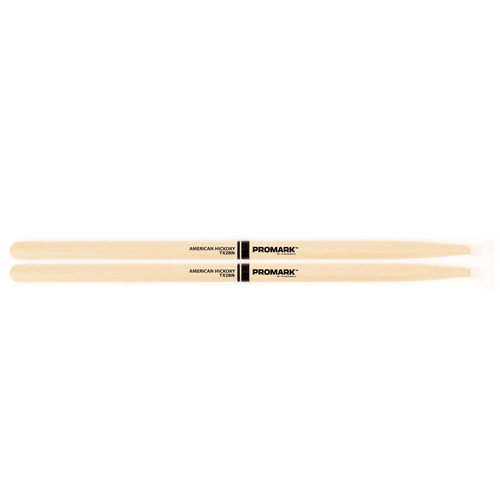 Promark Hickory 2B Nylon Tip drumstick TX2BN - Pair