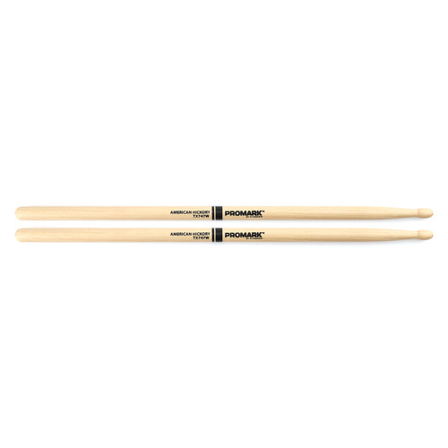 Promark Hickory 747 "Rock" Wood Tip drumsticks - 1 Pair