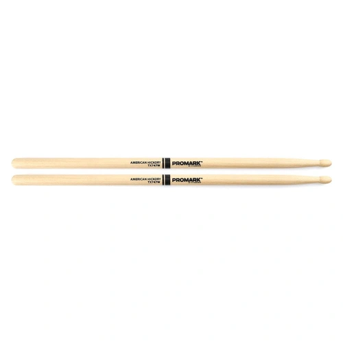 Promark Hickory 747 "Rock" Wood Tip drumsticks - 1 Pair