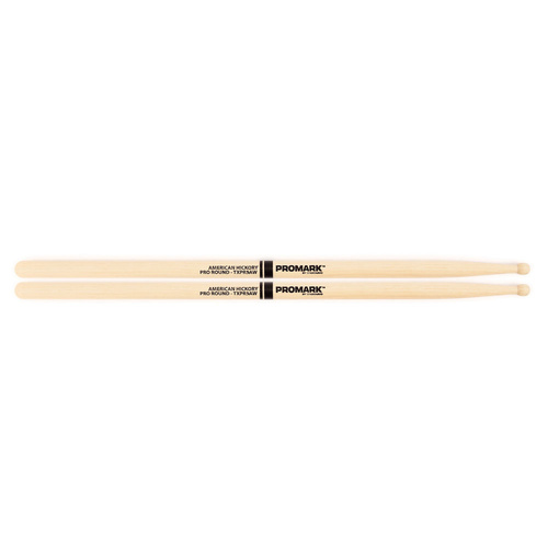 Promark Hickory 5A "Pro-Round" Wood Tip drumstick