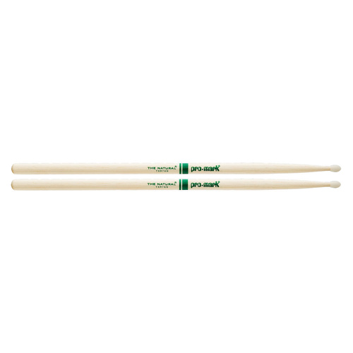 Promark Hickory 7A "The Natural" Nylon Tip drumstick