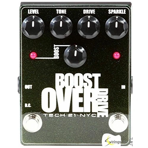Tech 21 Boost Overdrive Guitar Effects Pedal Metallic Series