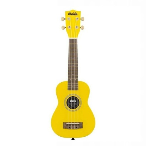 Kala Ukadelic Taxi Cab Yellow Soprano Ukulele with Bag