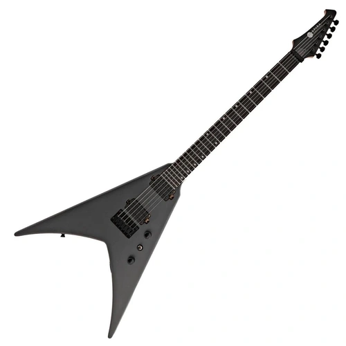 Spira V-400 MGR Flying-V Body Electric Guitar - Satin Silver
