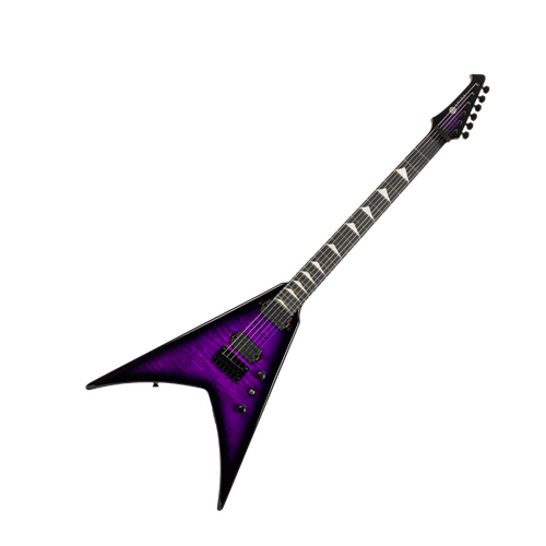 Spira v-500-TPP-E Electric Guitar - Trans Purple - Ebony Fretboard