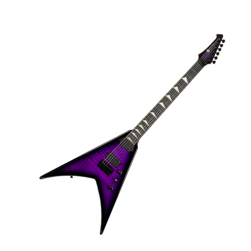 Spira v-500-TPP-E Electric Guitar - Trans Purple - Ebony Fretboard