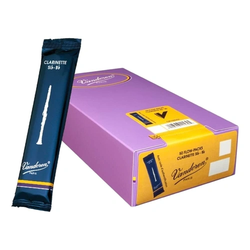 Vandoren B Flat Clarinet Reed Traditional Grade 2 Box of 50