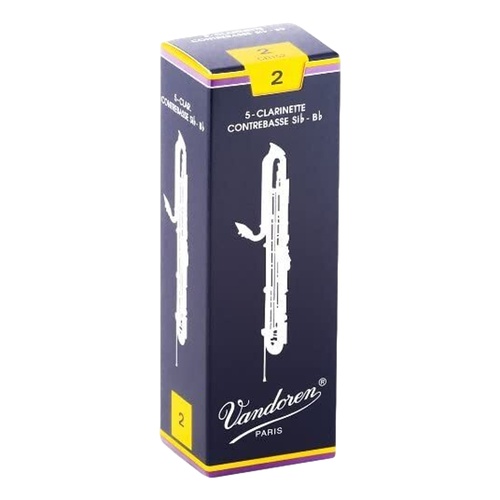 Vandoren Contrabass Clarinet Reeds Box of 5 Grade 2