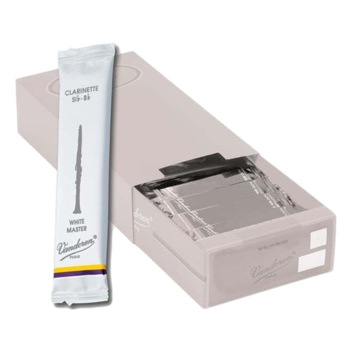 Vandoren B Flat Clarinet Reed White Grade 2 Box of 50