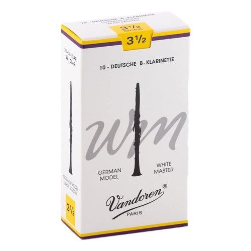 Vandoren B Flat Clarinet Reed White Master Grade 3.5