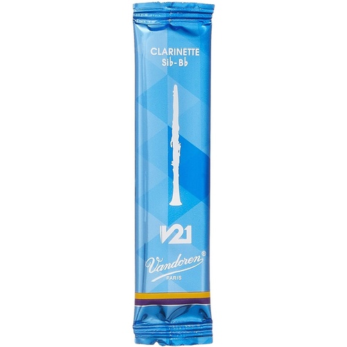 Vandoren B Flat Clarinet Reed V21 Box/50 Grade 2.5