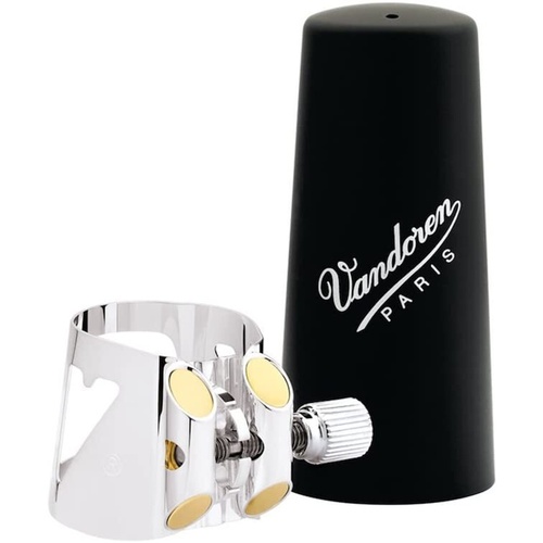 Vandoren Optimum Ligature & Plastic Cap for B Flat Clarinet