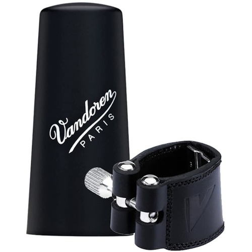 Vandoren Leather Ligature & Plastic Cap for E Flat Clarinet