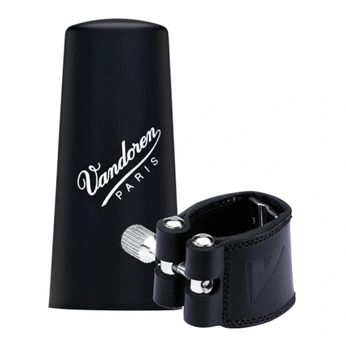 Vandoren Leather Ligature & Plastic Cap for Alto Clarinet