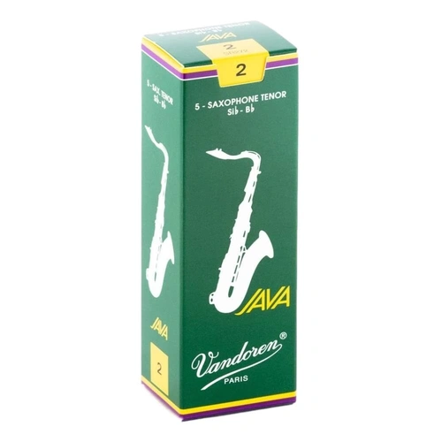 Vandoren Tenor Saxophone Reed - JAVA - Grade 2.0 - Box of 5