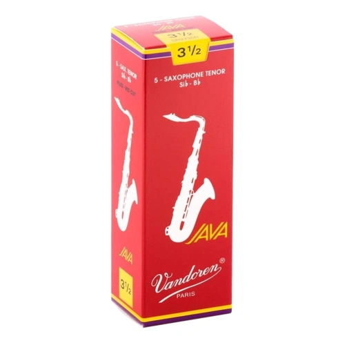 Vandoren Tenor Saxophone Reeds JAVA RED Grade 3.5 Box of 5