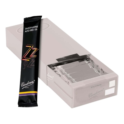 Vandoren Alto Saxophone Reed jaZZ Grade 3.5 Box of 50