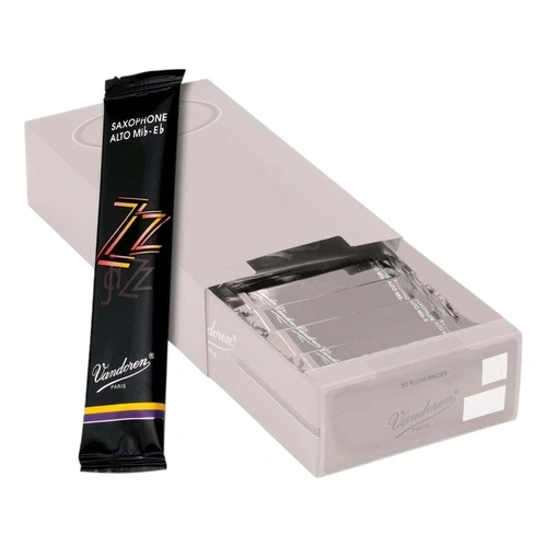 Vandoren Alto Saxophone Reed jaZZ Grade 3.5 Box of 50