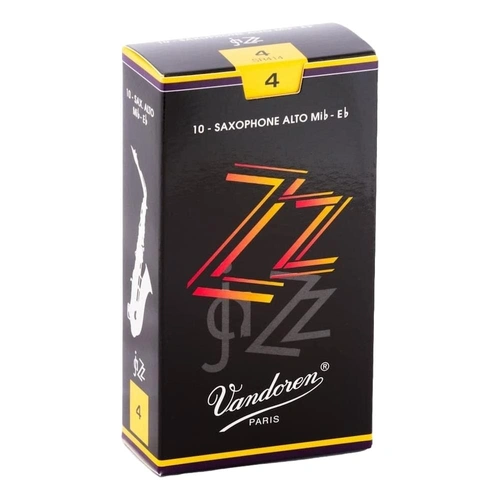 10 Reeds Vandoren Alto Saxophone Reeds JAZZ Grade 4.0 Box of 10