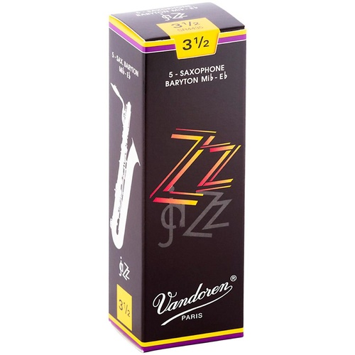 Vandoren Baritone Saxophone Reeds jaZZ Grade 3.5 Box of 5