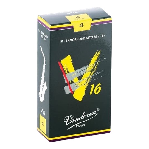 Vandoren Alto Saxophone Reeds V16 Grade 4.0 Box of 10