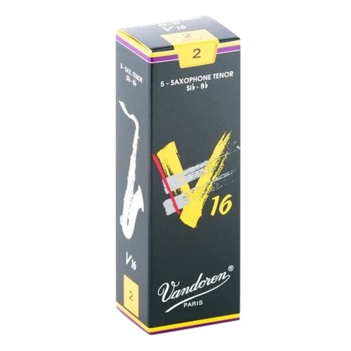 Vandoren Tenor Saxophone Reeds - V16 - Grade 2.0 Box of 5