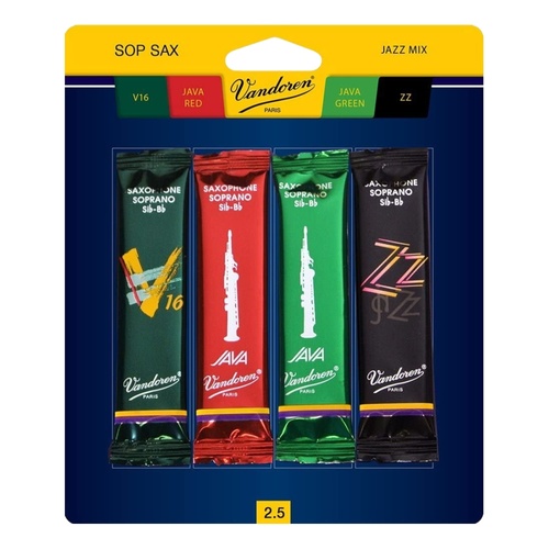 Vandoren Soprano Saxophone Reed Jazz Mix Grade 2.5
