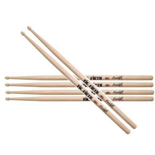 Vic Firth American Concept Freestyle Drumsticks - 5A - Wood Tip - 3 Pairs