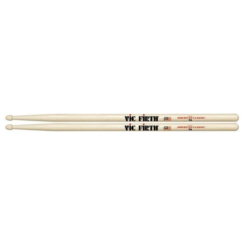 1 Pair Vic Firth 7AW Classic Hickory Drumsticks 7A Wood Tip Drum Sticks
