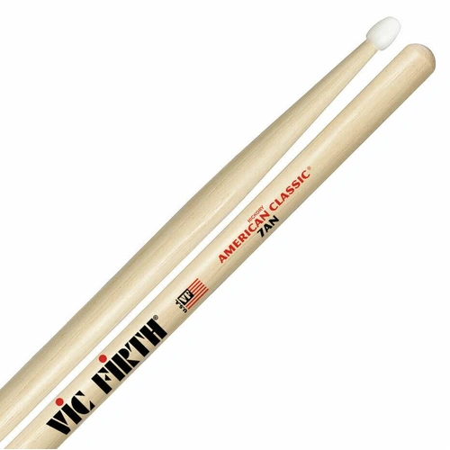 Vic Firth 7AN Classic Hickory 7A Nylon Tip Drum Sticks 1 Pair