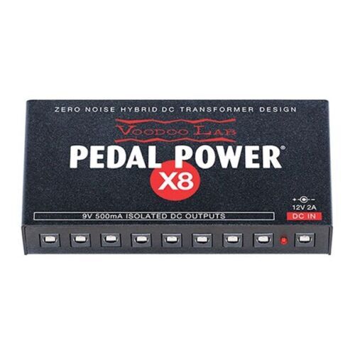 Voodoo Lab Pedal Power X8 8 Outlet Isolated Pedal Power Supply for 9 Volt Pedals